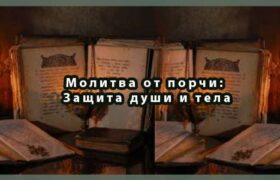 Молитва от порчи: Защита души и тела